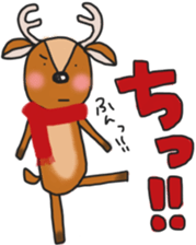 The deer to which soccer is preferred sticker #14263867