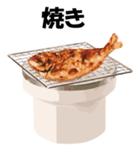 Nose sunglasses go fishing to the sea. sticker #14264066