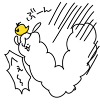 Unrestrained alpaca sticker #14264182