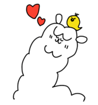 Unrestrained alpaca sticker #14264194