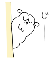 Unrestrained alpaca sticker #14264206