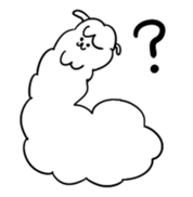 Unrestrained alpaca sticker #14264220