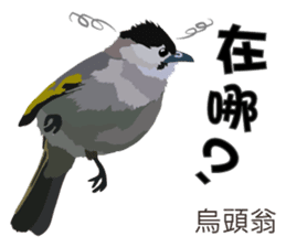Taiwan wild bird series_2 by Gerald Her sticker #14264888