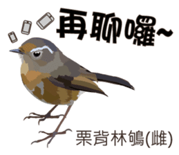 Taiwan wild bird series_2 by Gerald Her sticker #14264907