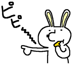 Rabbit and Tonosama - The fifth sticker #14265010