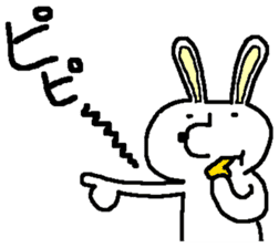 Rabbit and Tonosama - The fifth sticker #14265010