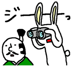 Rabbit and Tonosama - The fifth sticker #14265017