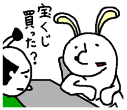 Rabbit and Tonosama - The fifth sticker #14265041