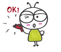 The story of the little ant sticker #14265189