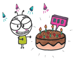 The story of the little ant sticker #14265194