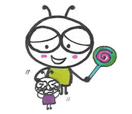 The story of the little ant sticker #14265203