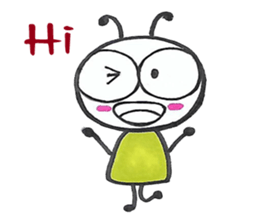 The story of the little ant sticker #14265217