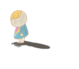 A cute baby's daily conversation sticker #14266240