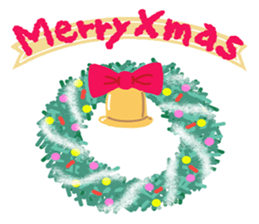 Christmas and a Happy New Year version sticker #14267007