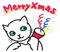 Christmas and a Happy New Year version sticker #14267011