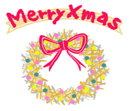Christmas and a Happy New Year version sticker #14267017
