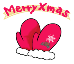 Christmas and a Happy New Year version sticker #14267024