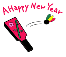Christmas and a Happy New Year version sticker #14267029