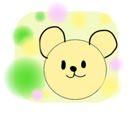 cute bear in my life sticker #14267075