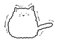 stretchy cats sticker #14267149