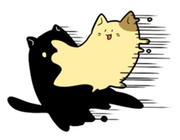 stretchy cats sticker #14267150