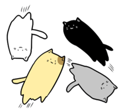 stretchy cats sticker #14267155