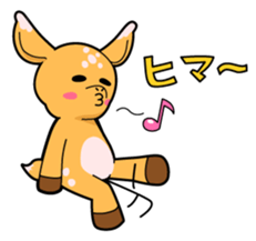 "DOUBUTSU URANAI"sticker Moon Group Ver. sticker #14267341