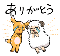 "DOUBUTSU URANAI"sticker Moon Group Ver. sticker #14267354