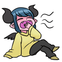 Demon and friends sticker #14267731