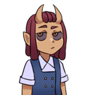 Demon and friends sticker #14267733