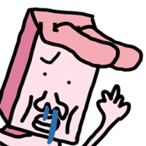 A strange rabbit sticker #14269169