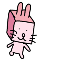 A strange rabbit sticker #14269170