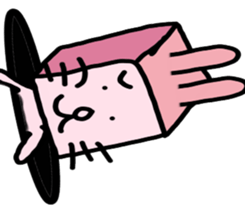 A strange rabbit sticker #14269171