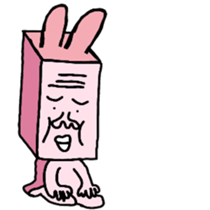 A strange rabbit sticker #14269178