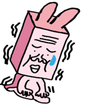 A strange rabbit sticker #14269179