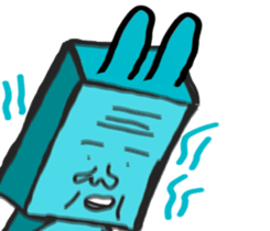 A strange rabbit sticker #14269183