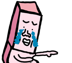 A strange rabbit sticker #14269185