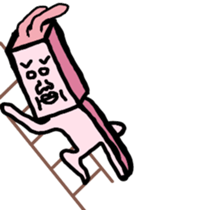 A strange rabbit sticker #14269187