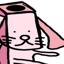 A strange rabbit sticker #14269192