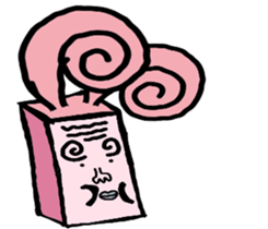 A strange rabbit sticker #14269195