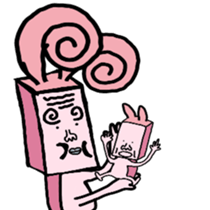 A strange rabbit sticker #14269197