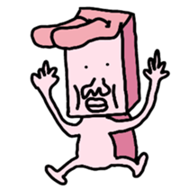 A strange rabbit sticker #14269198