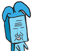 A strange rabbit sticker #14269200