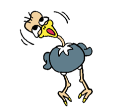 Ostrich2 sticker #14269219