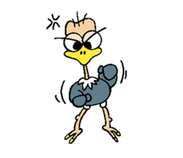 Ostrich2 sticker #14269224