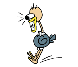 Ostrich2 sticker #14269228