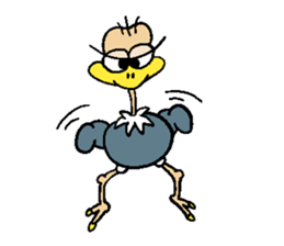 Ostrich2 sticker #14269242