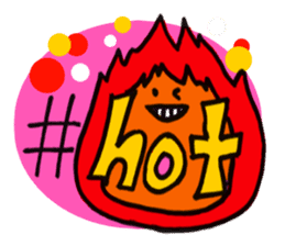 hashtag & smiley sticker #14269513