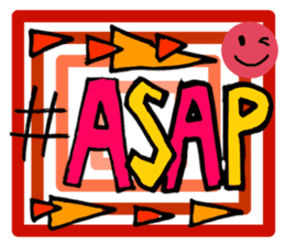 hashtag & smiley sticker #14269518