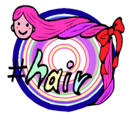 hashtag & smiley sticker #14269524